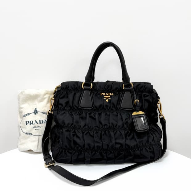 프라다 테수토 나일론 고프레 2way백