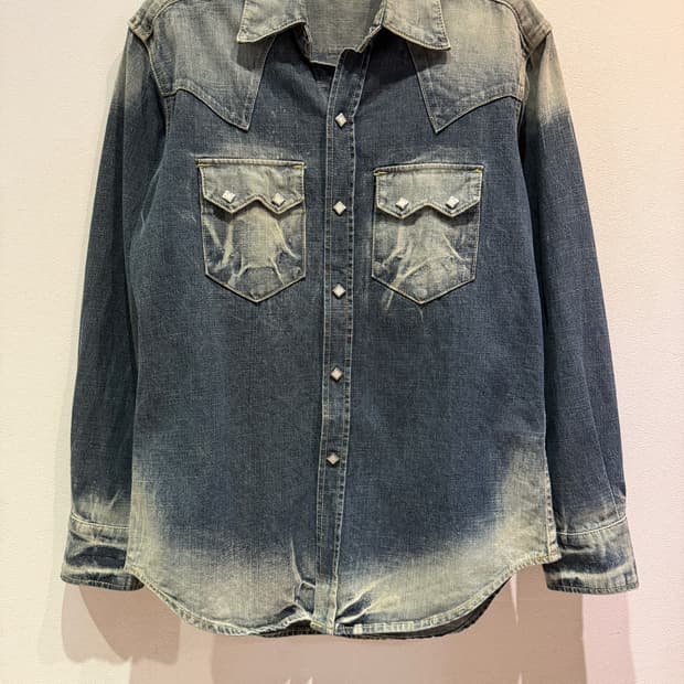 Burning Violet Vintage Washed DenimShirt