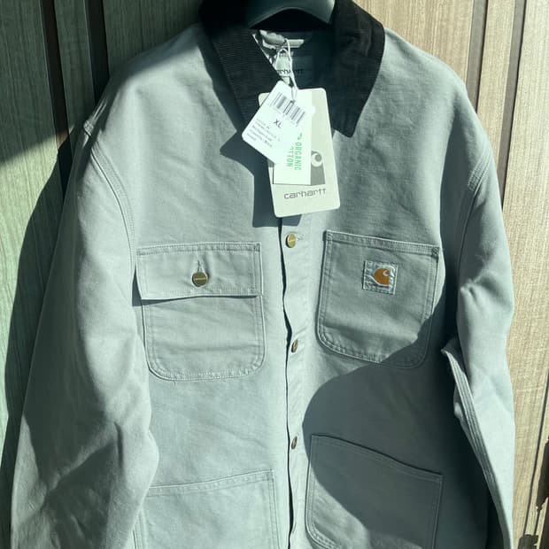 새상품(XL)칼하트WIP 로고 미시건 코트 요세미티