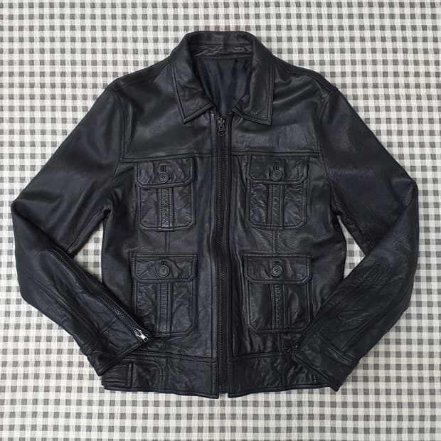 천연가죽 집업 자켓 남자95