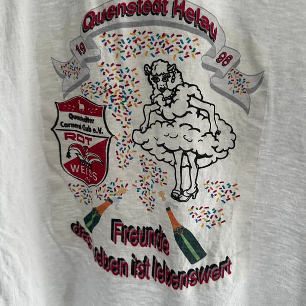 1998 Quenstedt Helau Carnival Graphic T