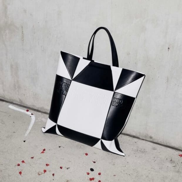 라프시몬스 ck 토트백