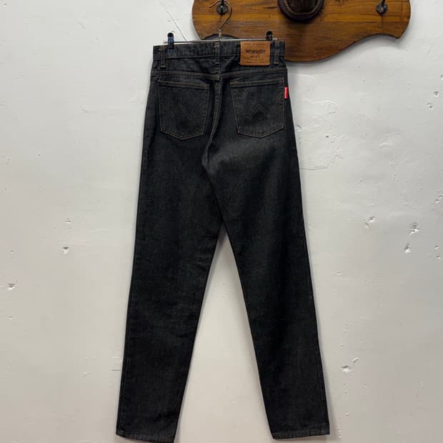 Wrangler Tapered Black Denim Pants