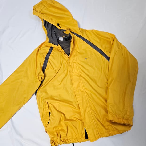 나이키 00s 올드스쿨 메탈스우시 바람막이 우븐자켓 테크 스트링 빈티지