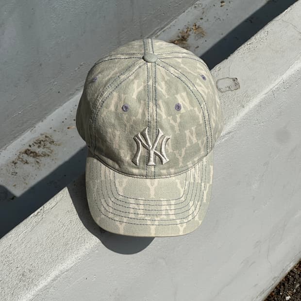 [F] MLB 엠엘비 뉴욕양키스 패턴 볼캡 모자