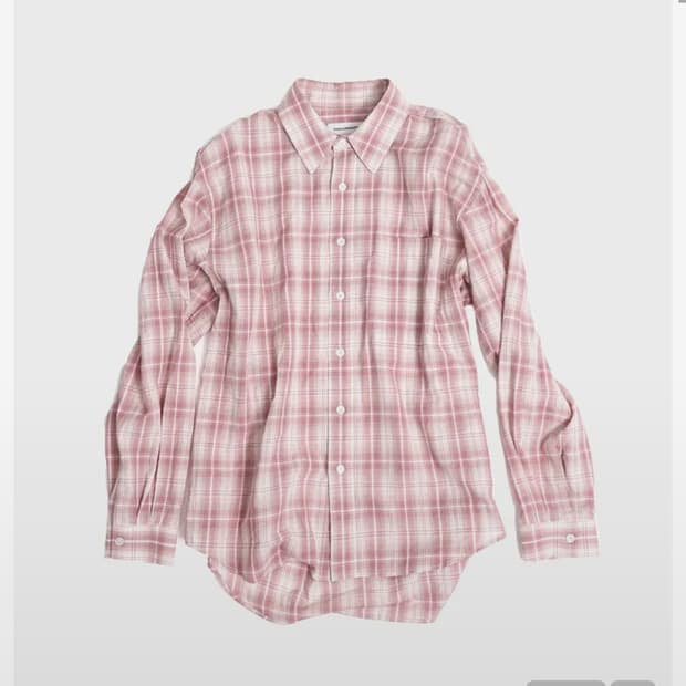 999휴머니티 이지 체크셔츠