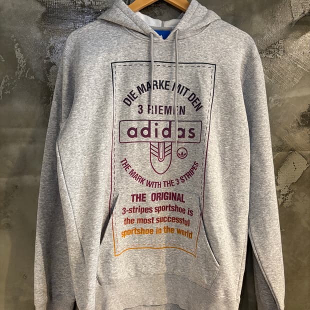 아디다스 오리지널 그래픽 후드티 L