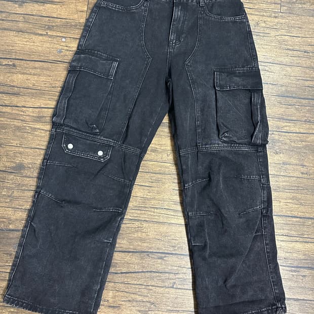 잘생긴카고 데님 팬츠 실측사이즈L