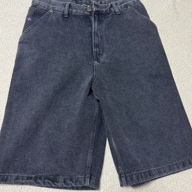 위캔더스 ISCREAM DENIM SHORTS (BLACK)