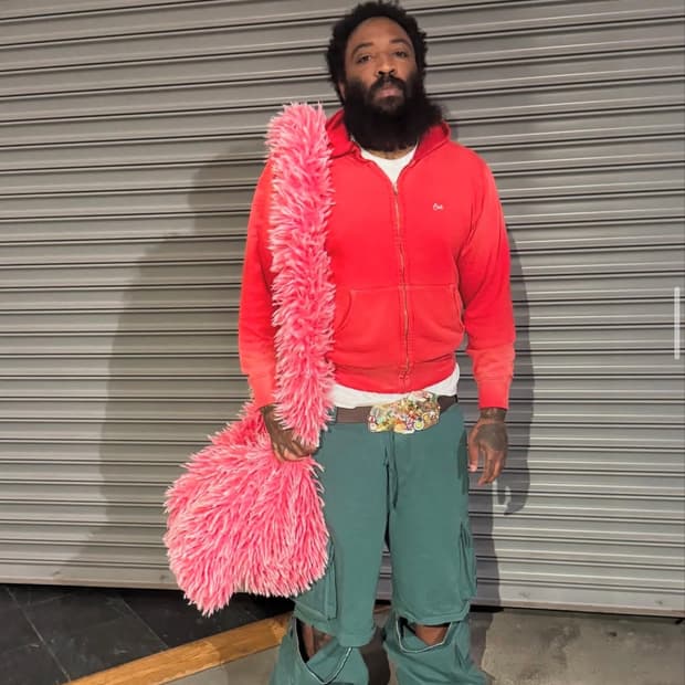 Erl zip off 카고 팬츠 브라운