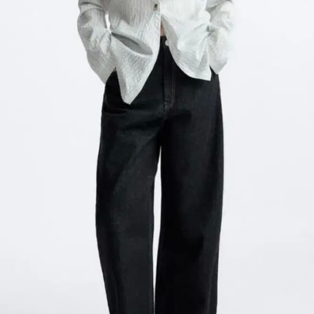 자라 x 스튜디오 니콜슨 스트라이프 블라우스 M