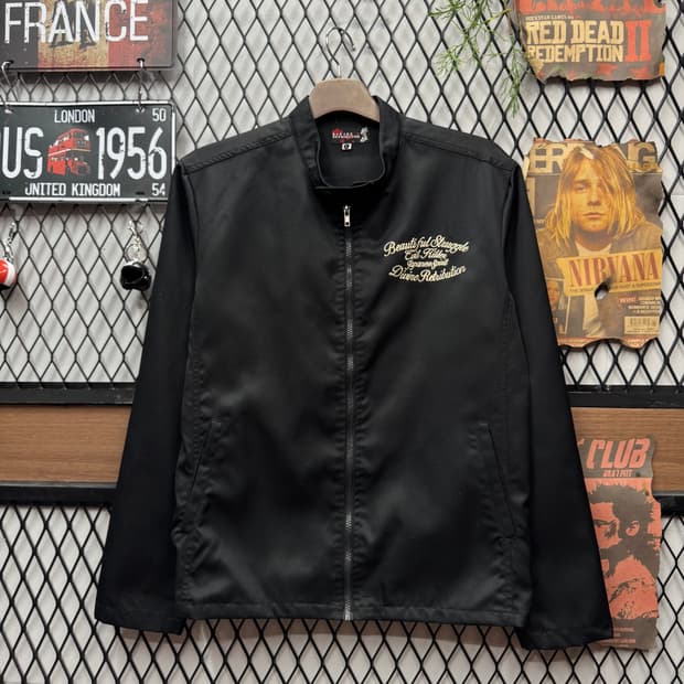 JPN VINTAGE 디바인 리트리뷰션 오리엔탈 자수 자켓