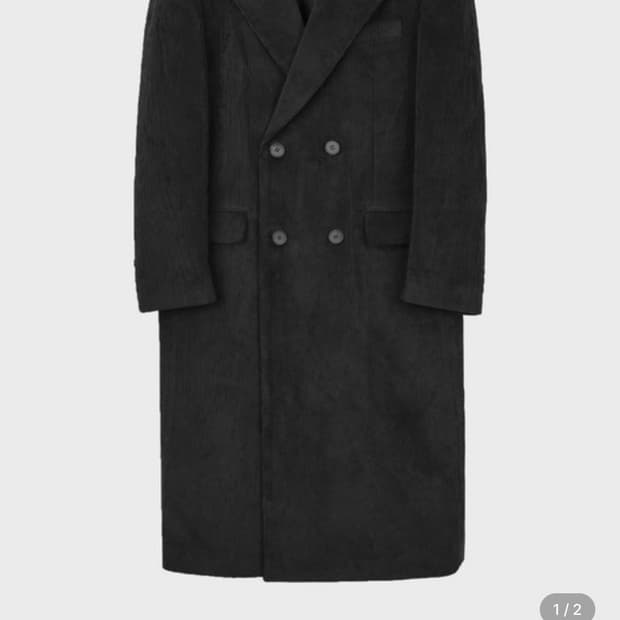 리우 옴므 코듀로이 롱 코트 L사이즈