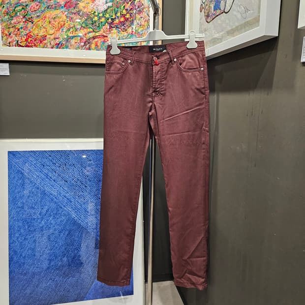 키톤 레드버튼 버건디 신상 팬츠(새상품)