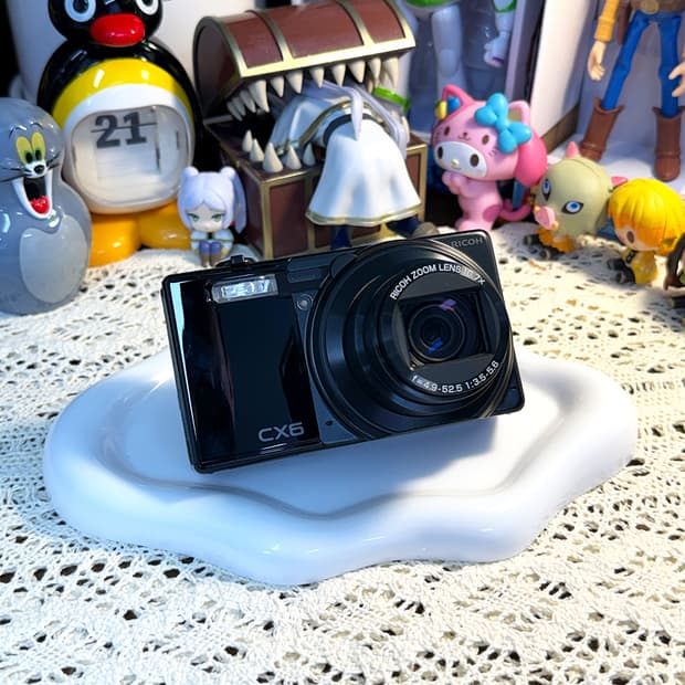[💖하이엔드 필름감성] 리코 RICOH CX6 블랙 디지털 카메라