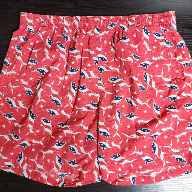 컬럼비아 PFG 쇼츠 6인치 반바지 아메리칸 튜나 남M