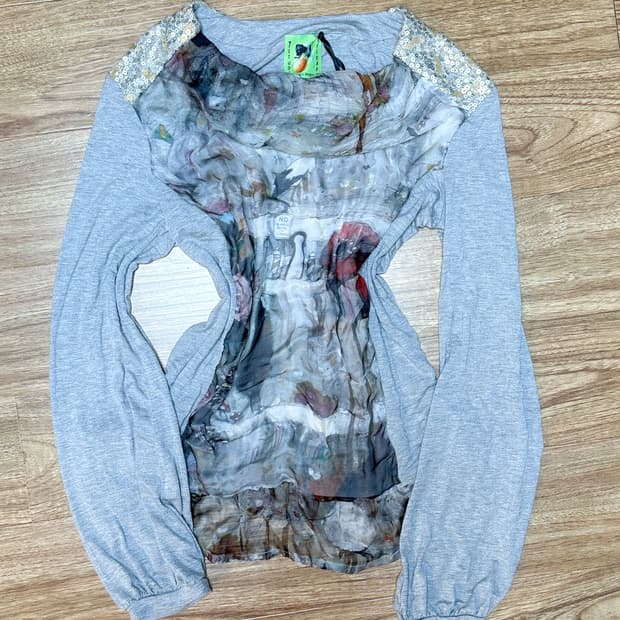 빈티지 일러스트 오타쿠 티셔츠 히메갸루 로걀 라떼 모리걸 긱시크 페어리