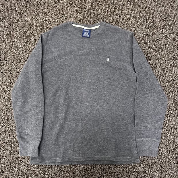 POLO 폴로 랄프로렌 와플 니트 긴팔티셔츠 S