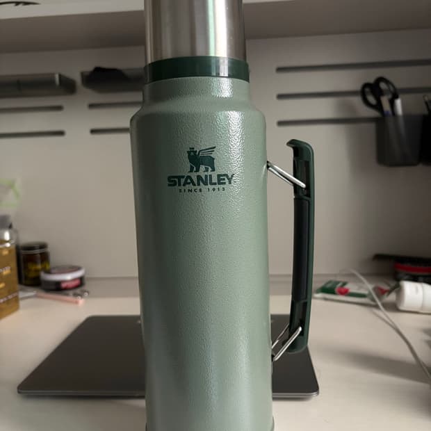 스탠리 보온병 그린