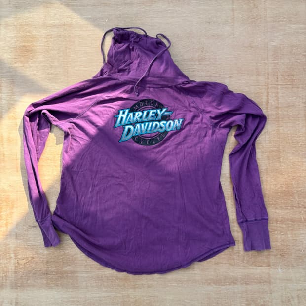Harley-Davidson Logo Purple Hooddie