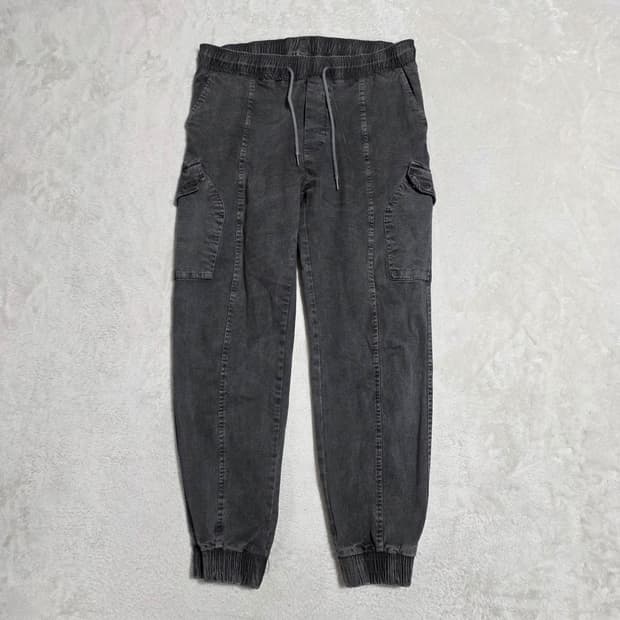 (XL)RARE 레어 피그먼트다잉 카고 조거 팬츠