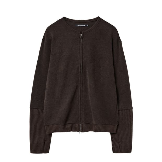 해칭룸 Layer Cardigan Brown