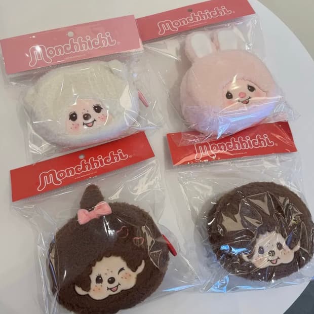 몬치치 얼굴 페이스 파우치 몬치치군 몬치치짱 치무탄 챠무