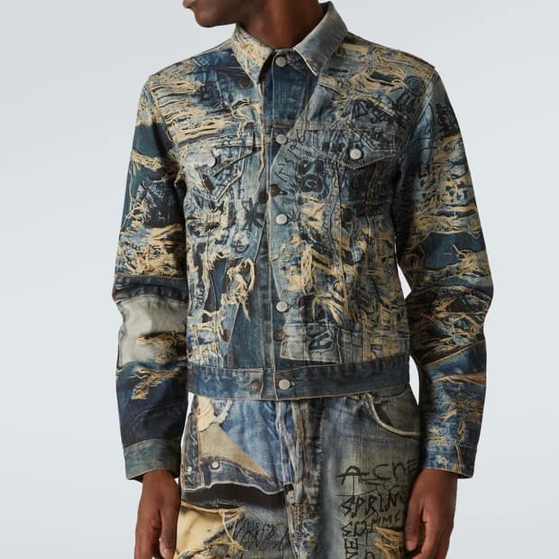 [48]아크네스튜디오 25ss 트롱프뢰유 데님 자켓