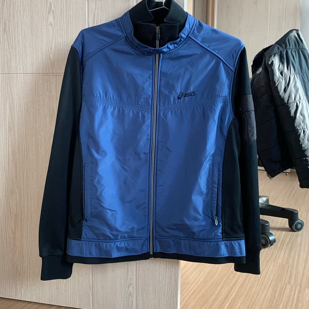 아식스 블루종 자켓