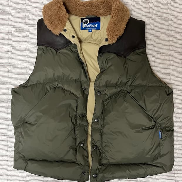 (네고 가능)펜필드 ROCKWOOL DOWN VEST KHAKI