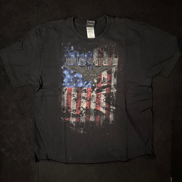 [L] 할리 데이비슨 반팔 티셔츠