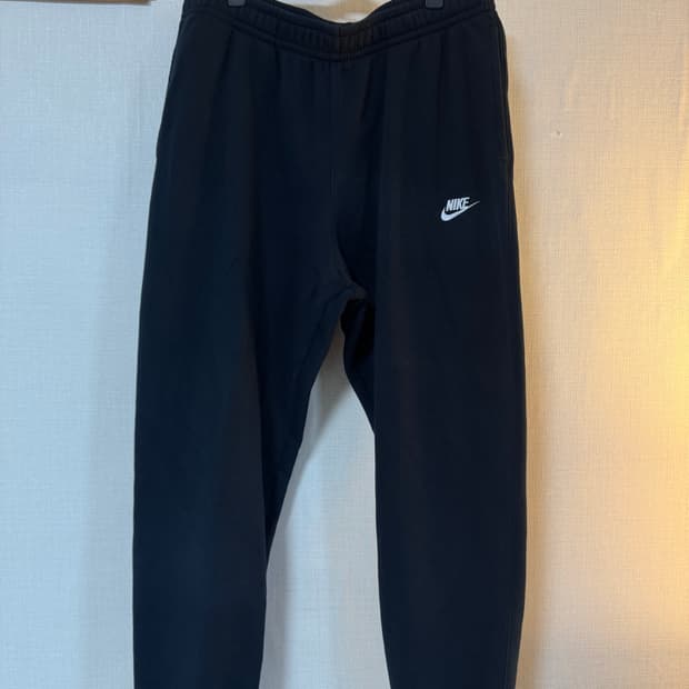 [XL]나이키 스우시 스웻팬츠 블랙