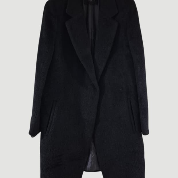 [55~66]모조에스핀 여자 수리알파카 코트