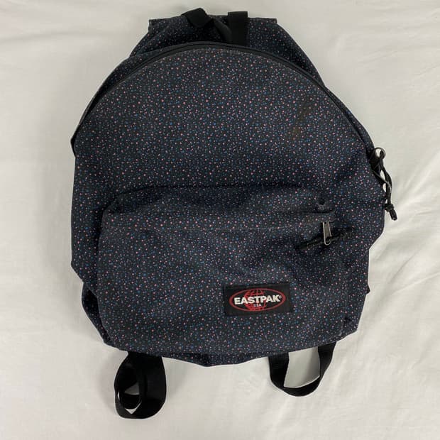 이스트팩 도트 패턴 백팩 