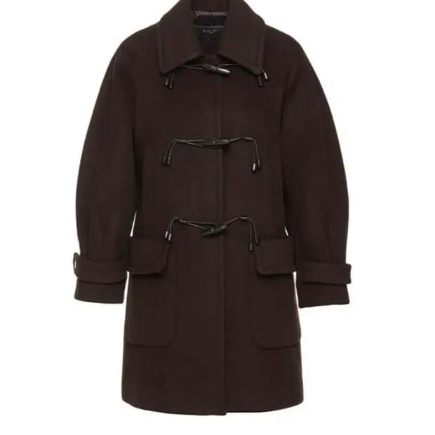 토글 브라운 캐시 블렌드 더플코트 M사이즈