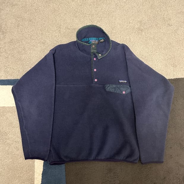 파타고니아 신칠라 90s 자메이카 usa 네이비 색상 95-100