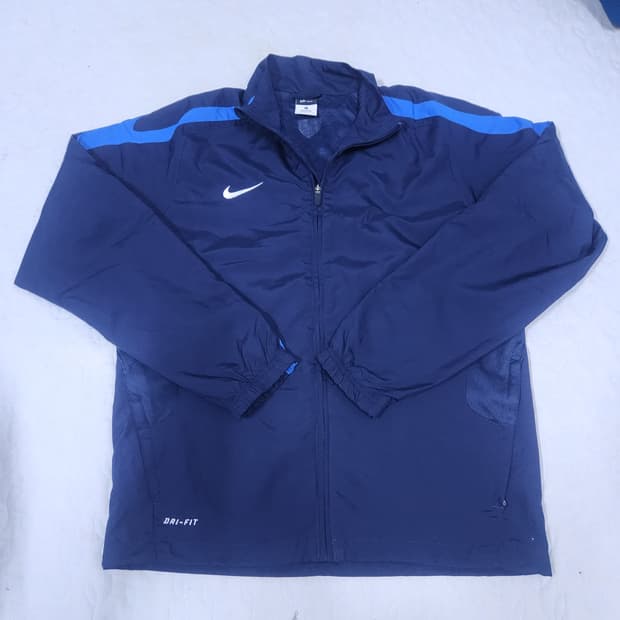 나이키 DRI-FIT 바람막이 L 네이비/블루