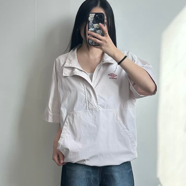 엄브로 스펠아웃 화이츠 하프집업 아노락