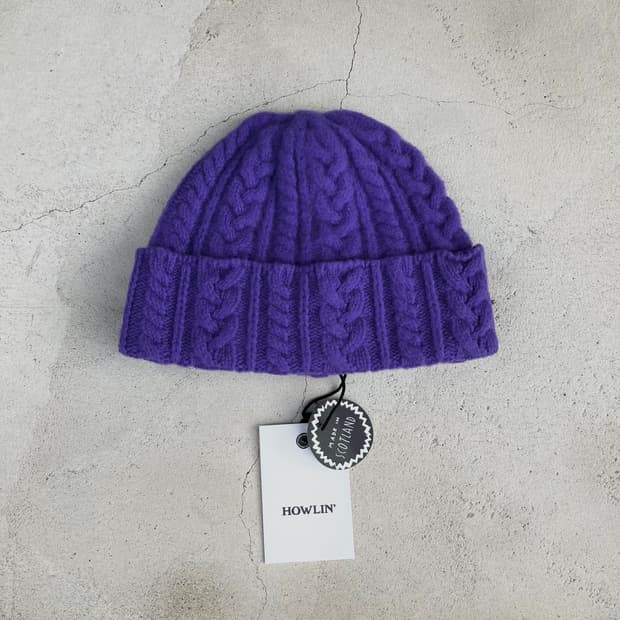 하울린 케이블 페스티벌 울 비니 바이올렛