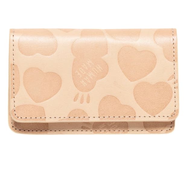 휴먼메이드 레더 카드 베이지 지갑 새상품