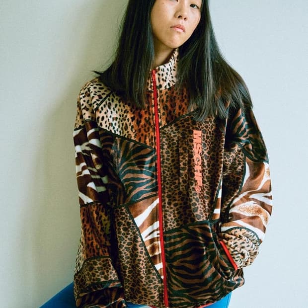 2019 FW MSCHF leopard big logo fleece