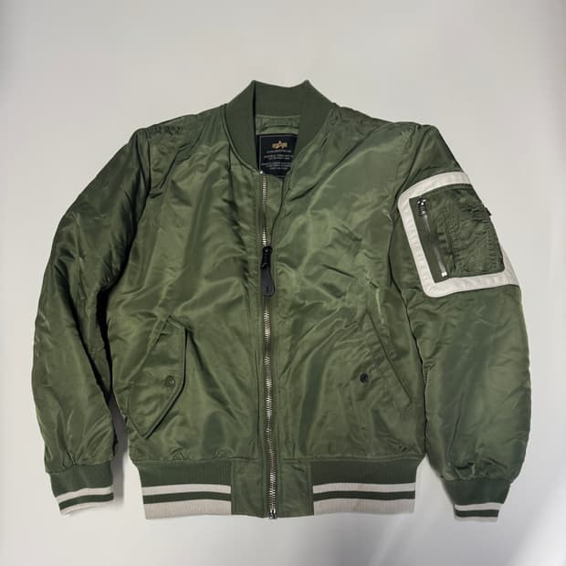 희귀! 알파인더스트리 x 무신사 ma-1 항공 자켓 M