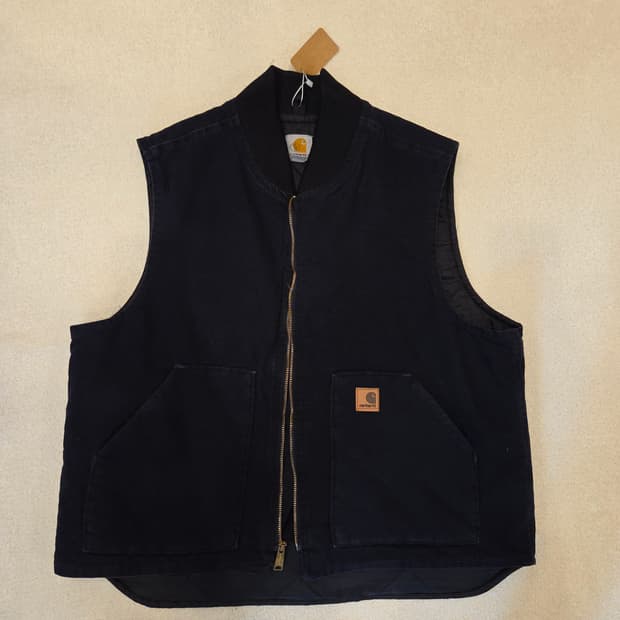 [XL] 칼하트 V02 샌드스톤 아틱 베스트 - 미드나잇(MDT)