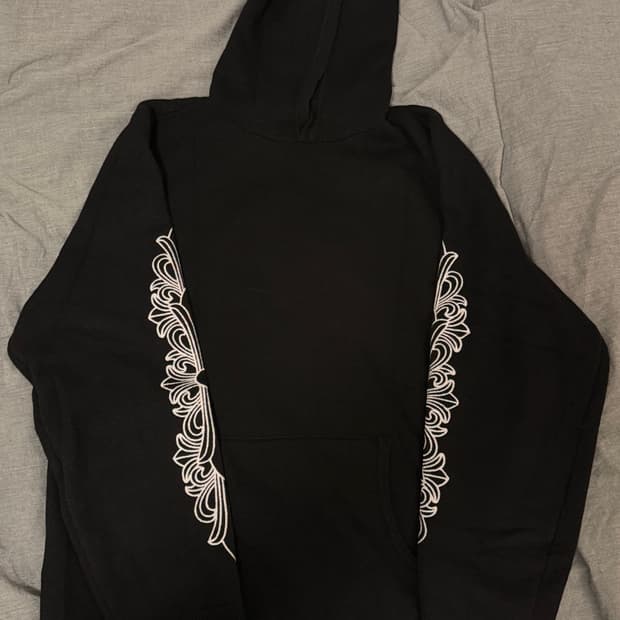 크롬하츠 플로랄 캐시미어 후드집업