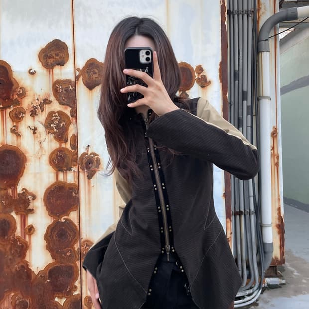 🎸다크 브라운 디테일 자켓🎸