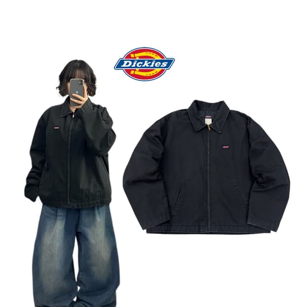 디키즈 00s OG 아이젠하워 워크자켓 블랙