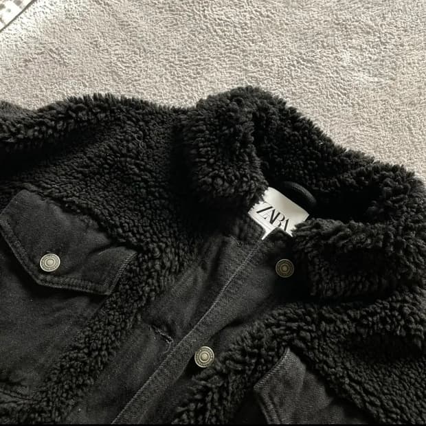 자라 뽀글이 자켓