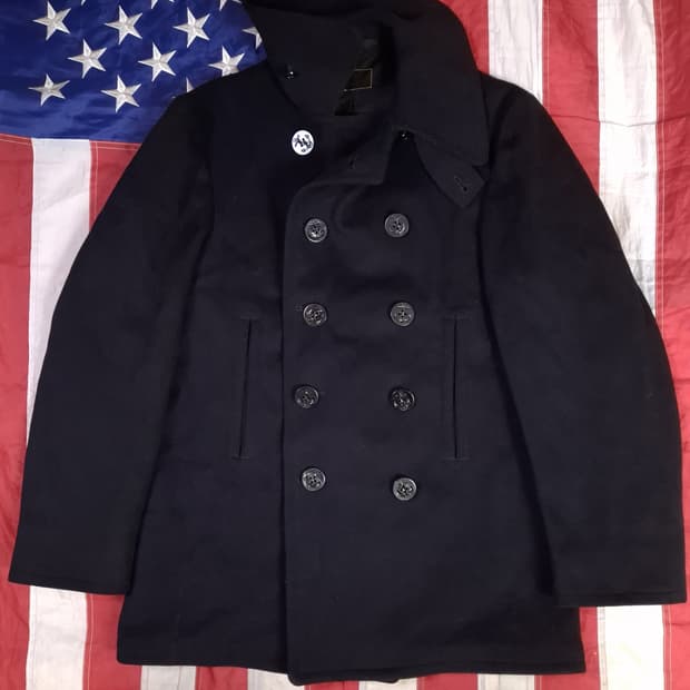 오리지날 WW2 미해군 울 피코트