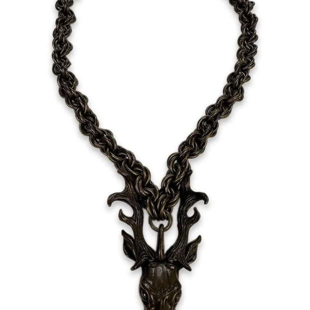 넘버나인 2008AW 체인 목걸이