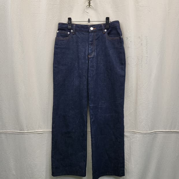 A.P.C 진청 데님 와이드 팬츠